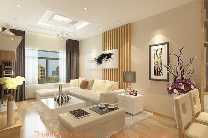 Thiết kế nội thất phòng khách - Xây Dựng Thuận Thịnh Phát - Công Ty THHH Thương Mại Dịch Vụ Công Nghệ Thuận Thịnh Phát